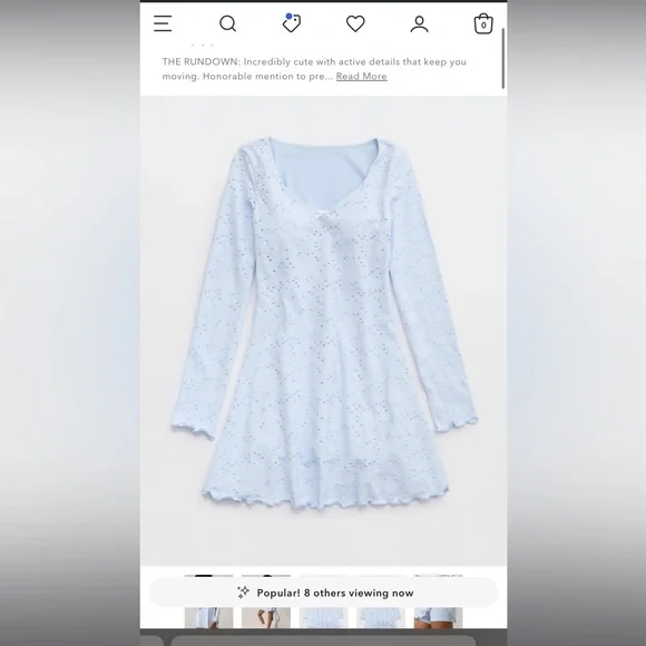 NWT OFFLINE By Aerie Treat Yourself Athletic Dress - Picture 4 of 7